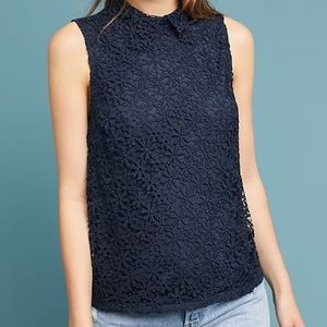 Anthropologie Jules Collared Tank